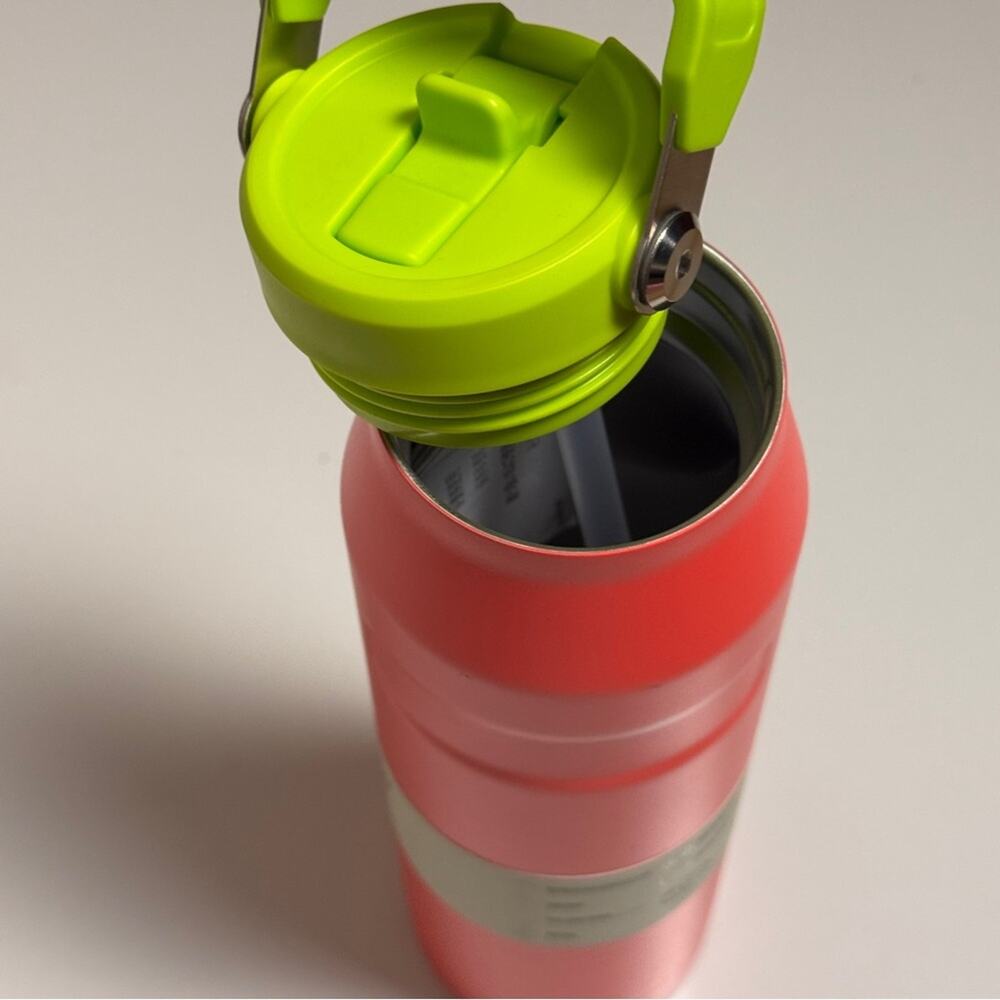 Stanley Areolight Flip Straw Neon Two Color Hibiscus IceFlow 36oz WaterBottle - Picture 4 of 7